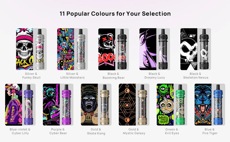 Magnum Vape – צבעים זמינים