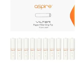 ASPIRE VILTER & VILTER S PAPER DRIP TIPS (10-PACK) - CIG