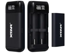 XTAR PB2S 18650 & 21700 FAST CHARGER & POWER BANK - CIG