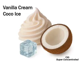 VANILLA CREAM COCO ICE ULTRA-CONCENTRATED FLAVOR - CIG - CIG