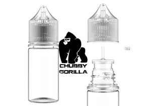 בקבוק 30 מ"ל V3 שקוף CHUBBY GORILLA מקורי - CIG