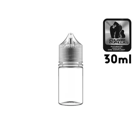 בקבוק 30 מ"ל V3 שקוף CHUBBY GORILLA מקורי - CIG