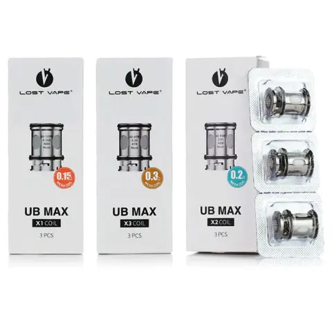 LOST VAPE UB MAX COILS 3PCS - CIG