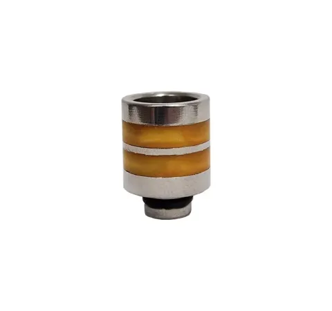 STAINLESS STEEL RESIN RING 510 DRIP TIP - CIG