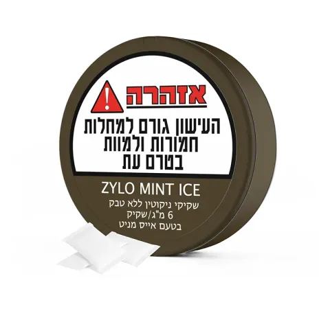 שקיקי ניקוטין/סנוס ZYLO אייס מינט 6 מ"ג - CIG