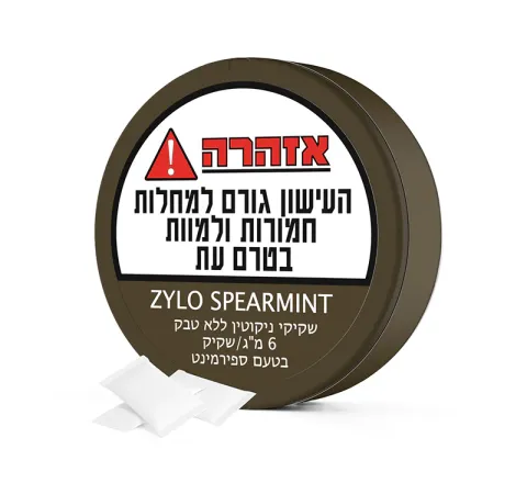 שקיקי ניקוטין/סנוס ZYLO ספירמינט 6 מ"ג - CIG