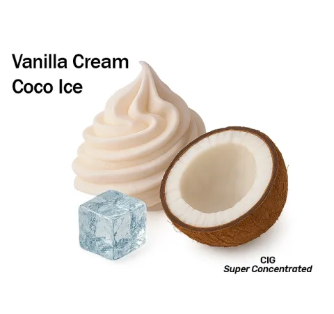 VANILLA CREAM COCO ICE ULTRA-CONCENTRATED FLAVOR - CIG - CIG