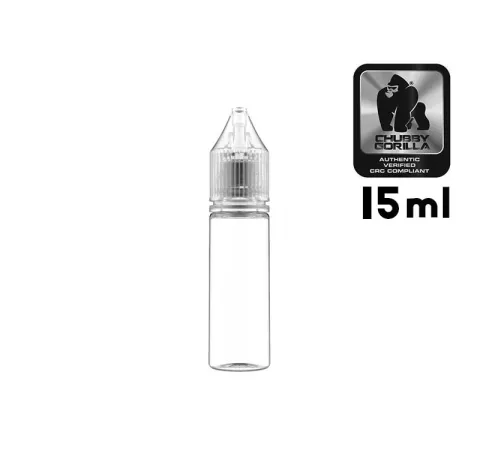 15ML GENUINE CHUBBY GORILLA V3 BOTTLES TRANSPARENT - CIG
