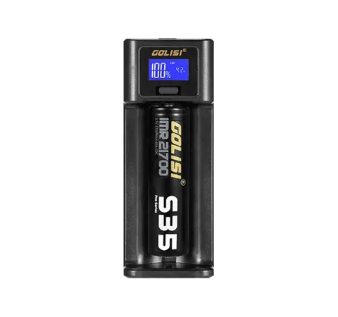GOLISI I1 2A SMART USB CHARGER WITH LCD SCREEN - CIG