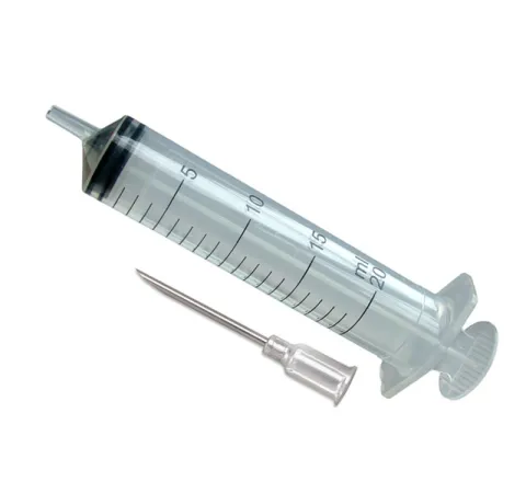 מזרק פלסטיק 20 מ"ל  עם מחט - CIG