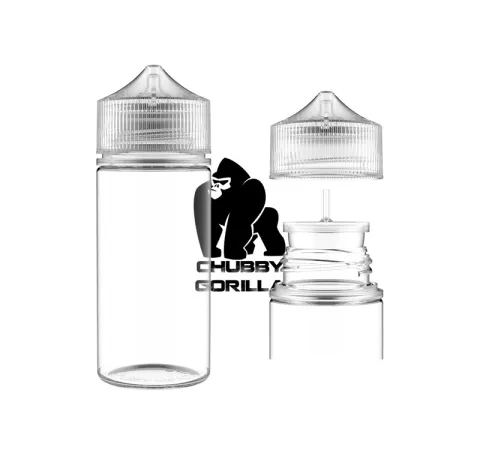 בקבוק 100 מ"ל V3 שקוף CHUBBY GORILLA מקורי - CIG