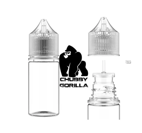 בקבוק 30 מ"ל V3 שקוף CHUBBY GORILLA מקורי - CIG