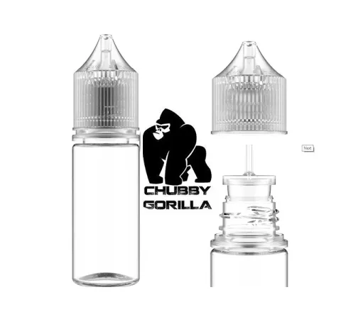 בקבוק 50 מ"ל V3 שקוף CHUBBY GORILLA מקורי - CIG